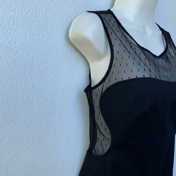 BCBGeneration Women's Dress Size 6 Black Mini Lace - Picture 2 of 9